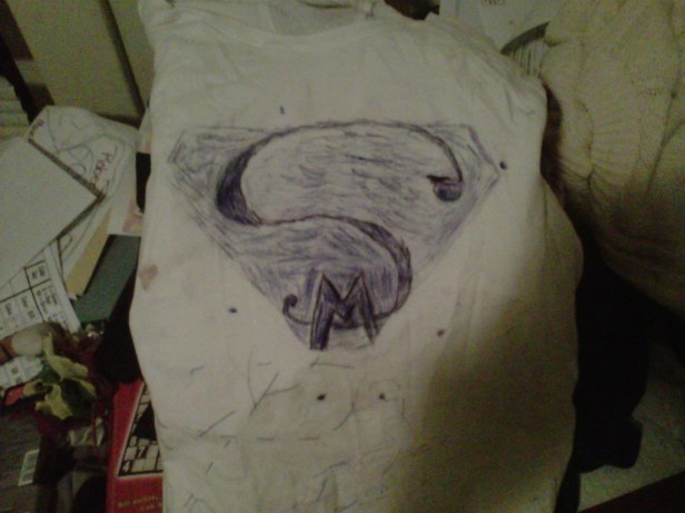 Created and inspired by my kids, I became Super Mom for the Turkey Trot.