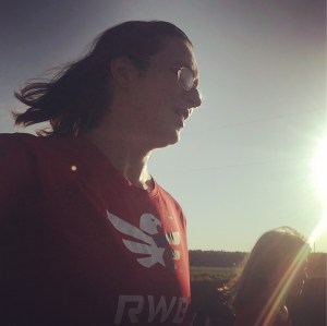 Mountain Kid 1 and I during a Team RWB ever, Eagle Charge:
