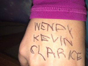 I dedicated my race to Wendy, Kevin and Clarice.